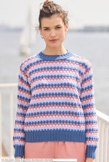 Pulli mit Blasenmuster