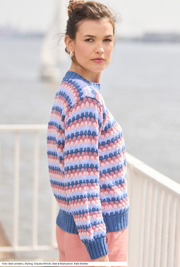 Pulli mit Blasenmuster