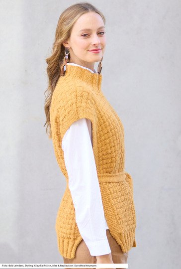 Pullunder mit Gürtel