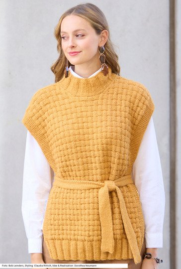 Pullunder mit Gürtel