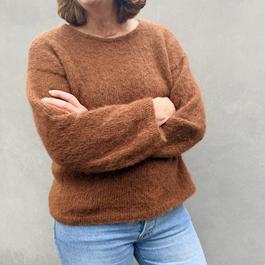 Strickanleitung Pullover JULIKA – schlicht, weich & zeitlos