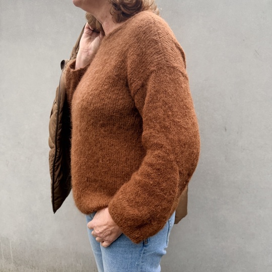 Strickanleitung Pullover JULIKA – schlicht, weich & zeitlos