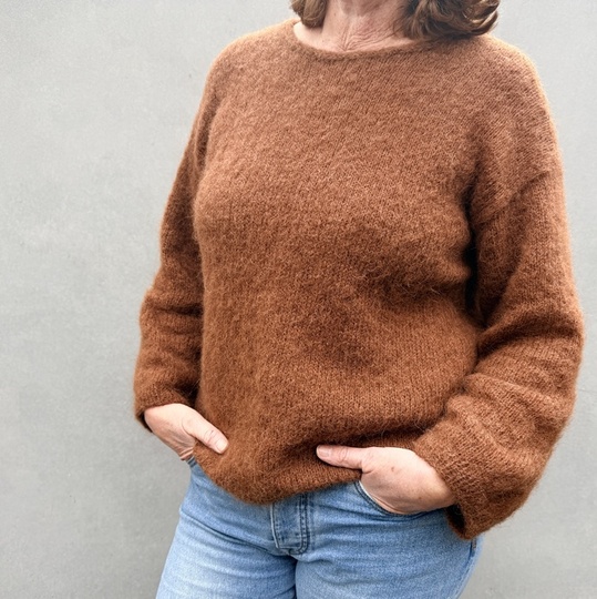 Strickanleitung Pullover JULIKA – schlicht, weich & zeitlos