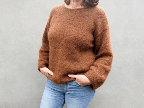 Strickanleitung Pullover JULIKA – schlicht, weich & zeitlos