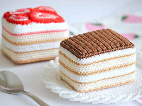 Häkelanleitung "Tiramisu, zwei Sorten"