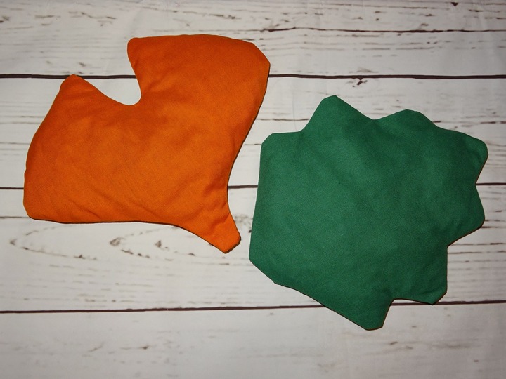 Kissen SET nähen 2 Gr. Frosch Mond Herz Ginkgo Stern Blatt