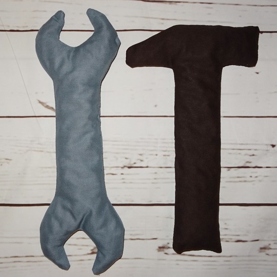 Kissen SET nähen 2 Gr. Wolke Apfel Hund Katze Werkzeug