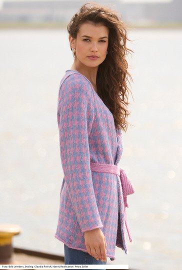 Jacke mit Jacquardmuster