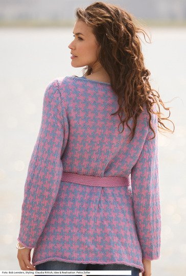 Jacke mit Jacquardmuster