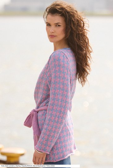 Jacke mit Jacquardmuster