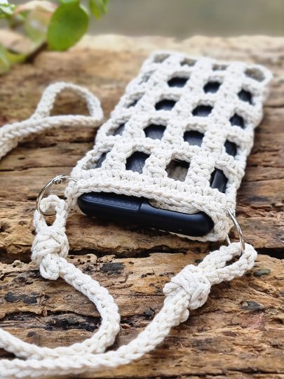 T29 Crochet Pattern for cotton cord crossbody bag