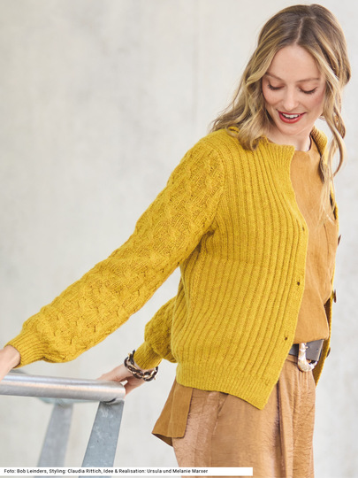 Jacke mit Reverskragen