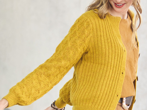 Jacke mit Reverskragen