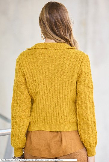 Jacke mit Reverskragen