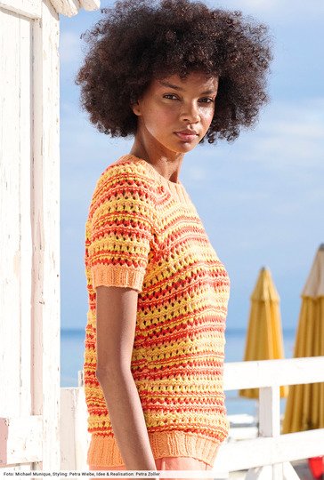 Gestreiftes Kurzarm-Shirt