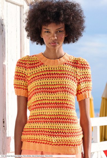 Gestreiftes Kurzarm-Shirt