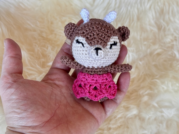 Mini Woodland Friends – Häkelanleitung für 4 kleine Waldtiere