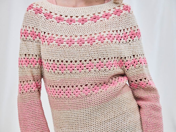 MODELL DAGMAR, gehäkelt