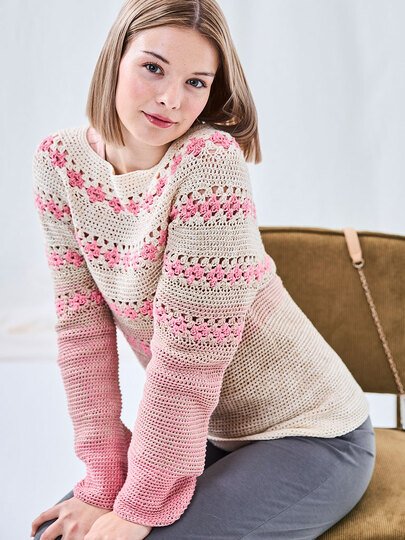 MODELL DAGMAR, gehäkelt