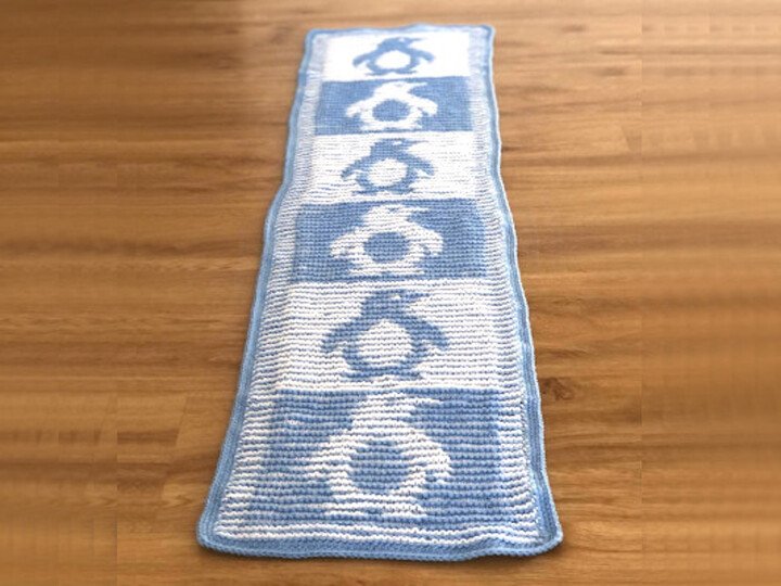 Pinguin Illusionsstricken