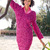 Strickkleid in Pink