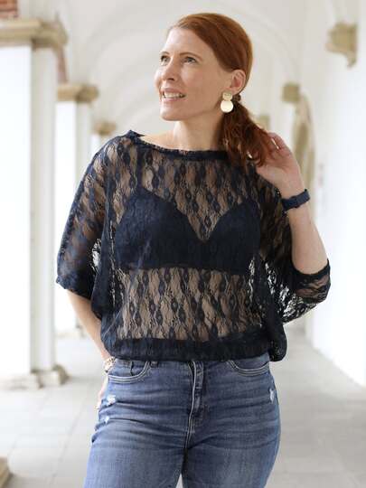 Ebook PDF Schnittmuster Pullover SIROLO  Gr. 34-56