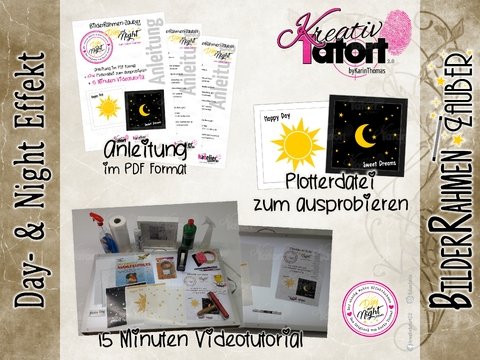 Anleitung - BilderRahmen-Zauber mit Day- & NightEffekt - PDF & Video