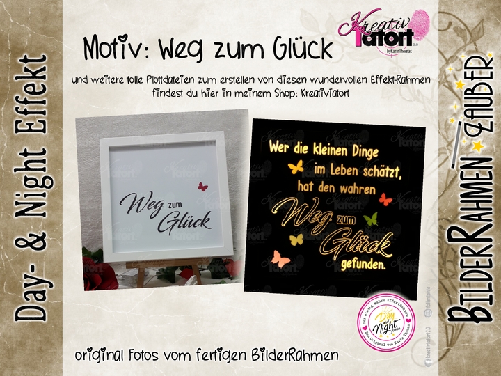 Anleitung - BilderRahmen-Zauber mit Day- & NightEffekt - PDF & Video