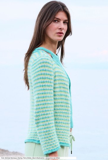 Twinset aus Top und Jacke