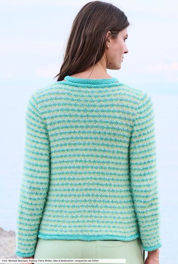 Twinset aus Top und Jacke