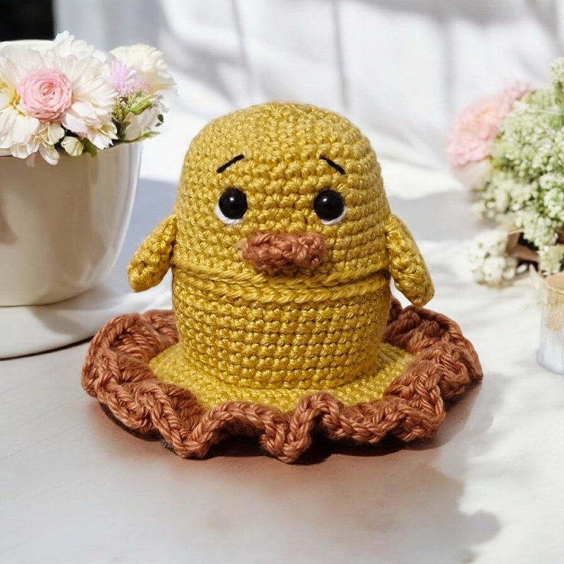 PDF Häkelanleitung Süßer Eierwärmer mit Becher Bär und Küken - Bild 6