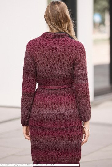 Jacke mit Rippenmuster