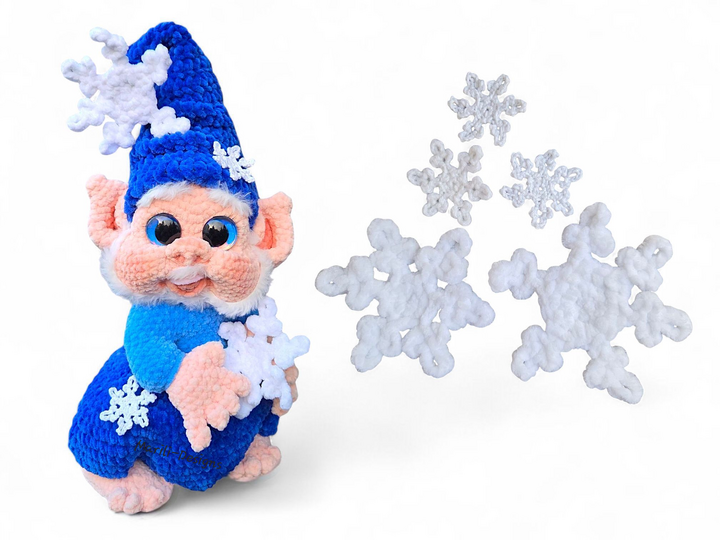 Crochet pattern expansion pack for Frosti Snowflakes Winter Elf