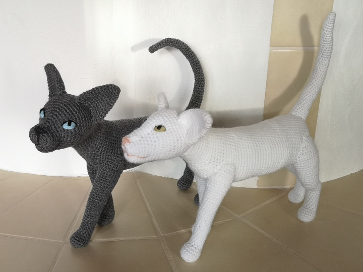 2in1: Sphynx Katze + Orientalische Kurzhaar - Häkelanleitung von NiggyArts