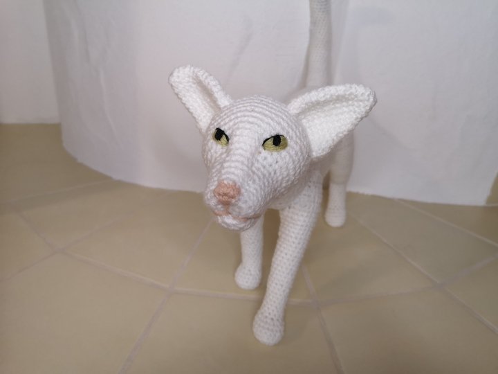 2in1: Sphynx Cat + Oriental Shorthair - crochet pattern by NiggyArts