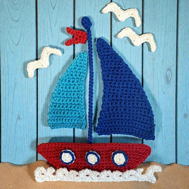 Sail Boat crochet - Image 2
