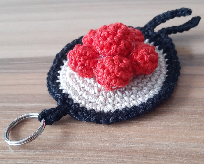 Häkelanleitung Schlüsselanhänger "Trachtenhut/Bollenhut" PDF (Deutsch)