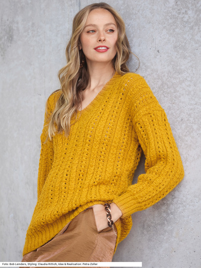 Pulli mit V-Ausschnitt