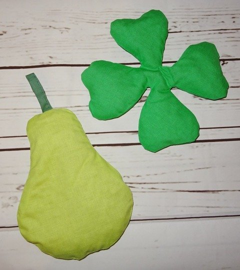 Kissen SET nähen 2 Gr. Schmetterling Katze Klee Blume Birne