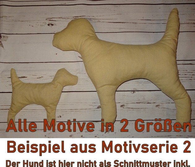 Kissen SET nähen 2 Gr. Schmetterling Katze Klee Blume Birne