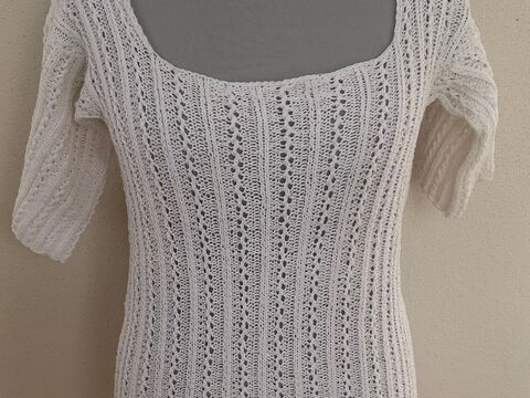 Strickanleitung Tunika aus Baumwolle Gr M/L