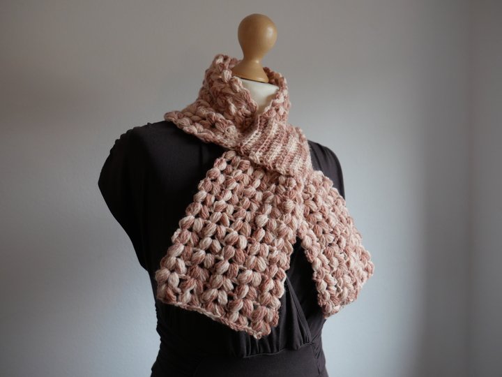 Häkelanleitung Steckschal Grace