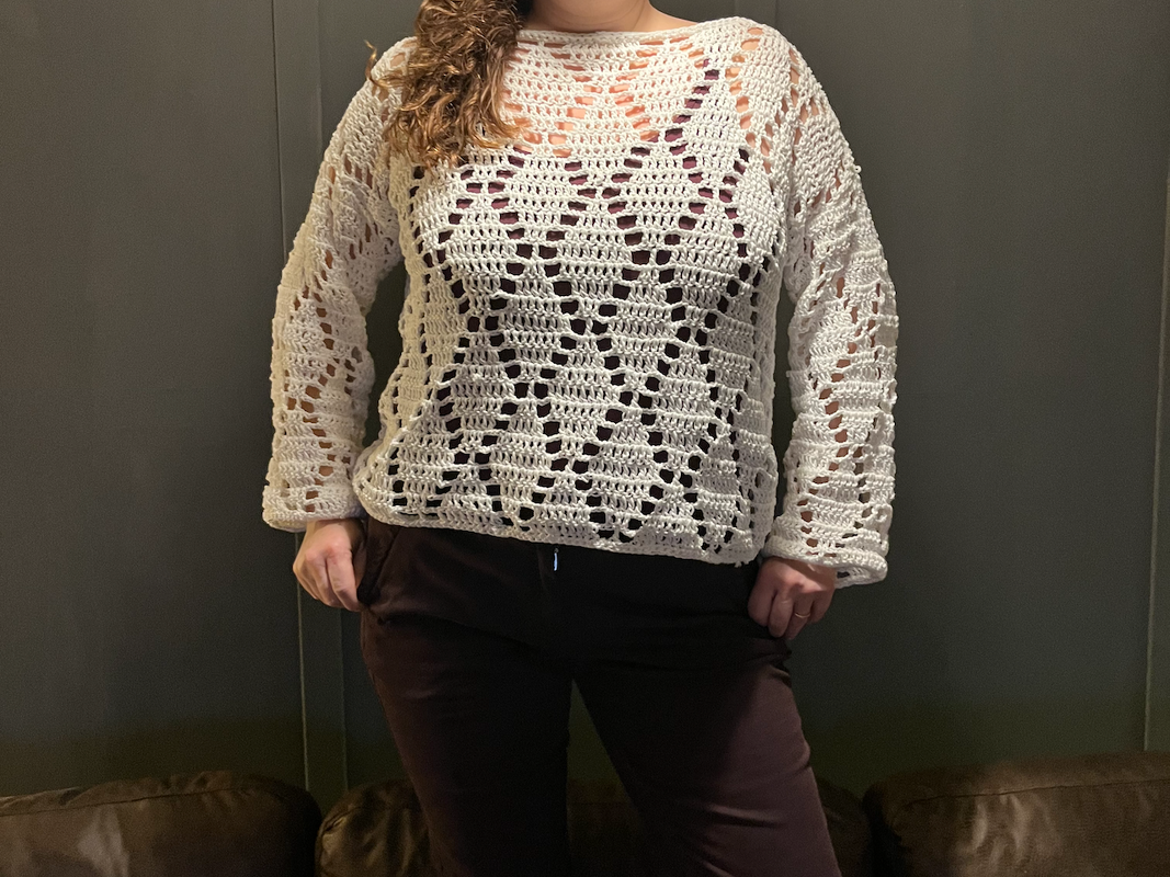 Häkelanleitung Shirt "Diggin Diamonds" - Bild 7