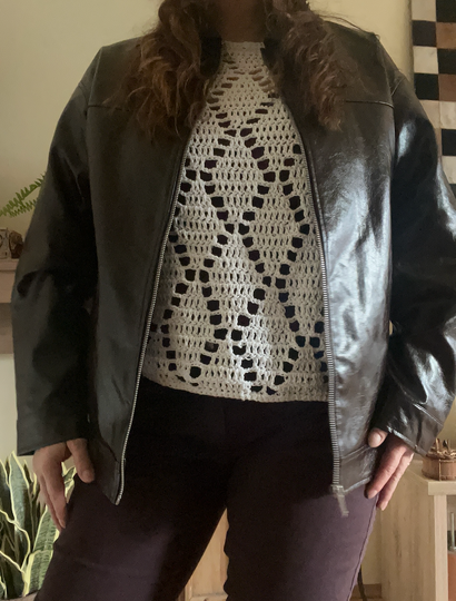 Crochet Pattern Shirt "Diggin Diamonds"