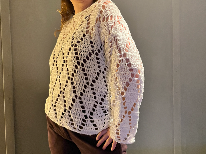 Häkelanleitung Shirt "Diggin Diamonds"