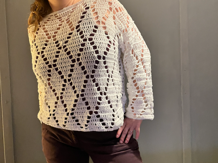 Häkelanleitung Shirt "Diggin Diamonds"