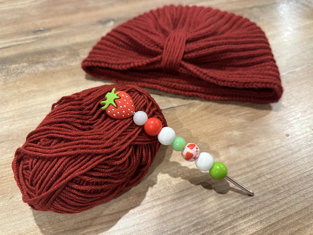 Turbanmütze häkeln – strukturierte Mütze mit Raffung - Bild 5