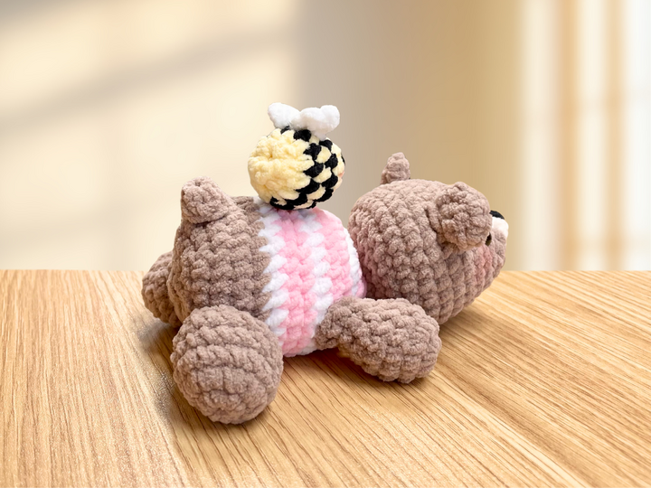 Häkelanleitung Bär "Susi" mit Biene