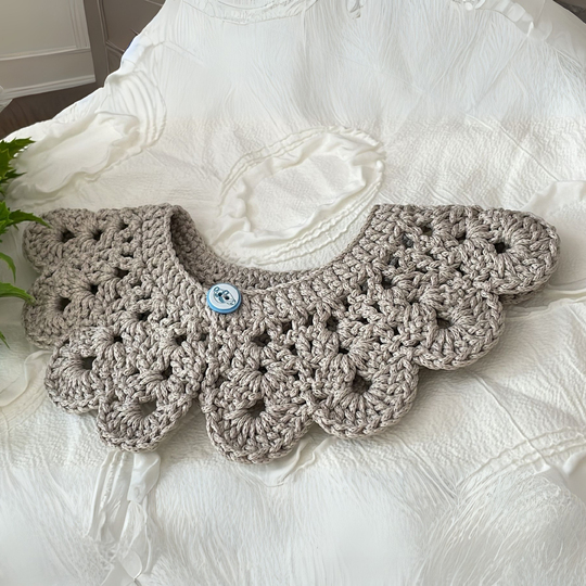 Crochet Peter Pan Collar Pattern For Detachable Vintage Style