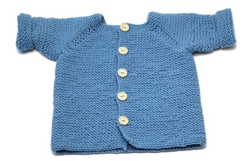 Baby-Jacke-Cardigan-Raglan Muster |0-12 Monate, No. 025